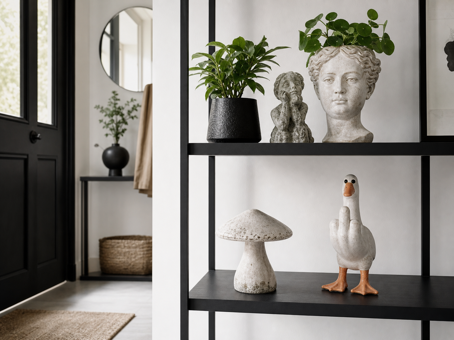 Indoor sculptural home decor